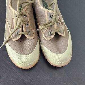 Vasque Brown and Tan Canvas Shoes